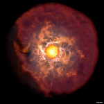 Astronomers witness death of massive star